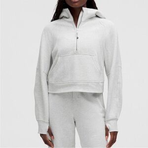 Women's Gray Hoodie Top